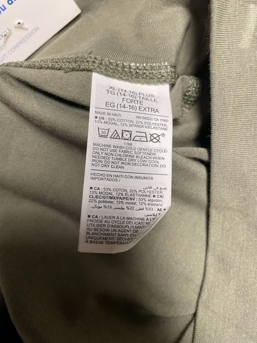 OLD NAVY Girls' High-Waisted PowerChill Crossover Flared Leggings Size XL Plus